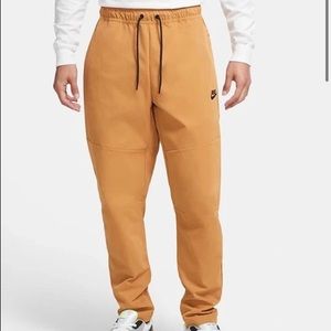 NIKE Sportswear Woven Nylon Pants Flax/Black Tan Khaki